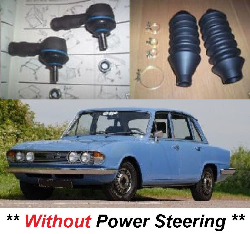 TRACK ROD ENDS & STEERING RACK GAITERS (Triumph 2000 & 2.5 Saloon) (No PAS) (1963- 77)